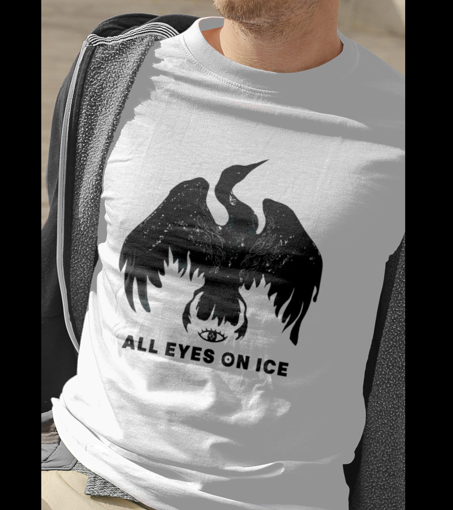 All Eyes On ICE Minnesota Rebel Loon Bird T-Shirt