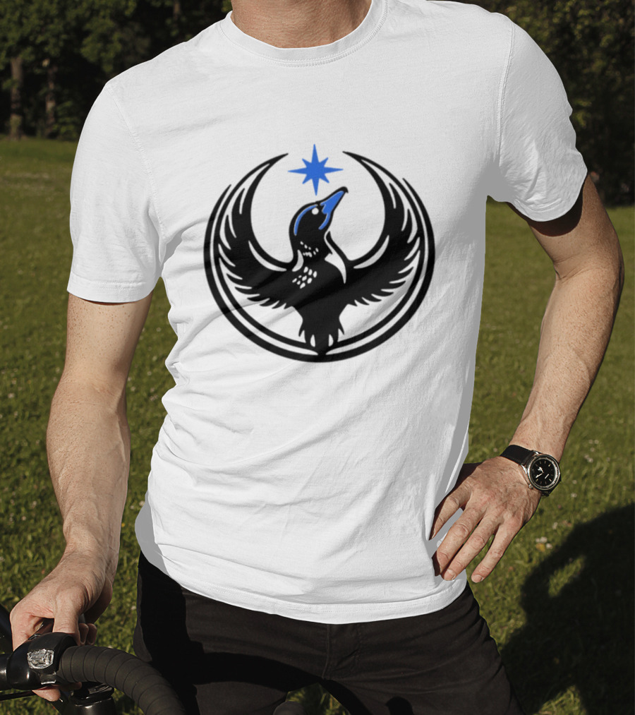 Minnesota Rebel Alliance Loon MN State Bird Political Resistance T-Shirt