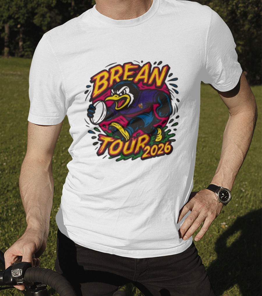 Brean Tour 2026 Rugby Mascot Dynamic T-Shirt