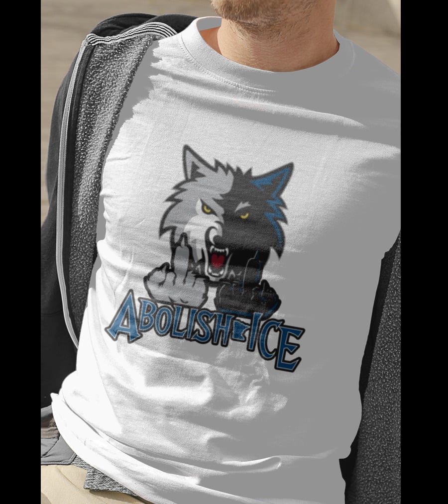 Minnesota Wolves Abolish Ice Wolves T-Shirt