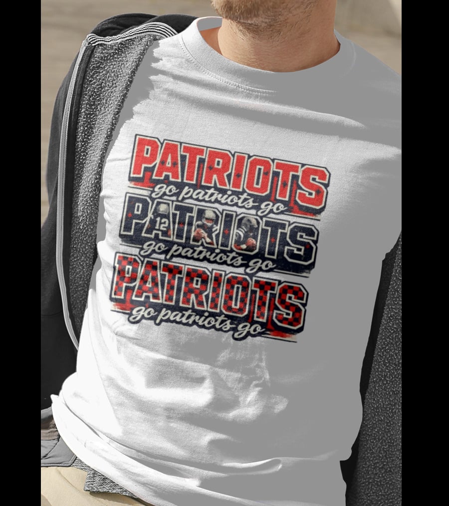 New England Patriots Go Patriots Go Football Game Day T-Shirt