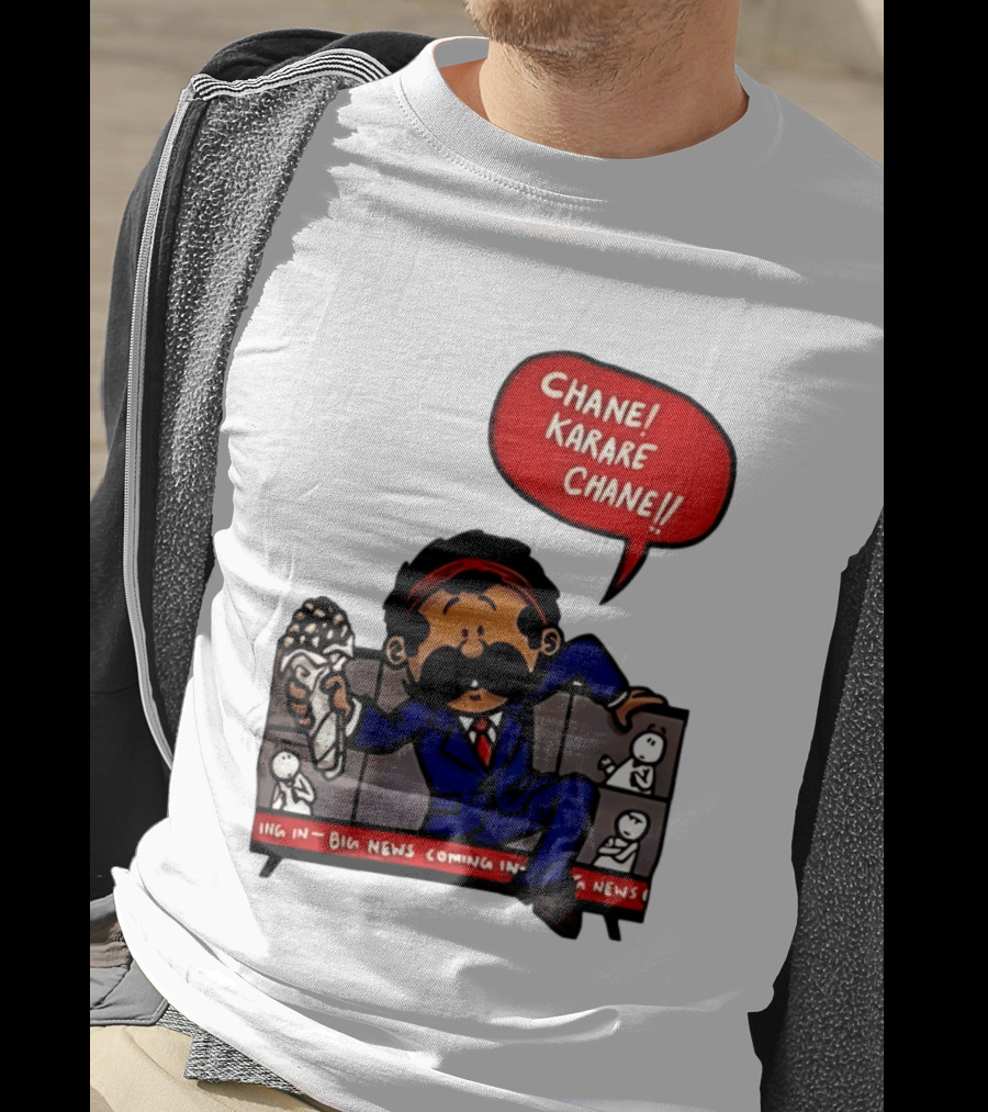 Chane Karare Chane Comic News Character Speech Bubble T-Shirt