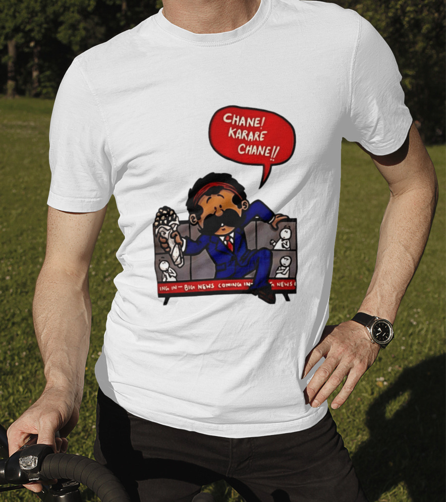 Chane Karare Chane Comic News Character Speech Bubble T-Shirt