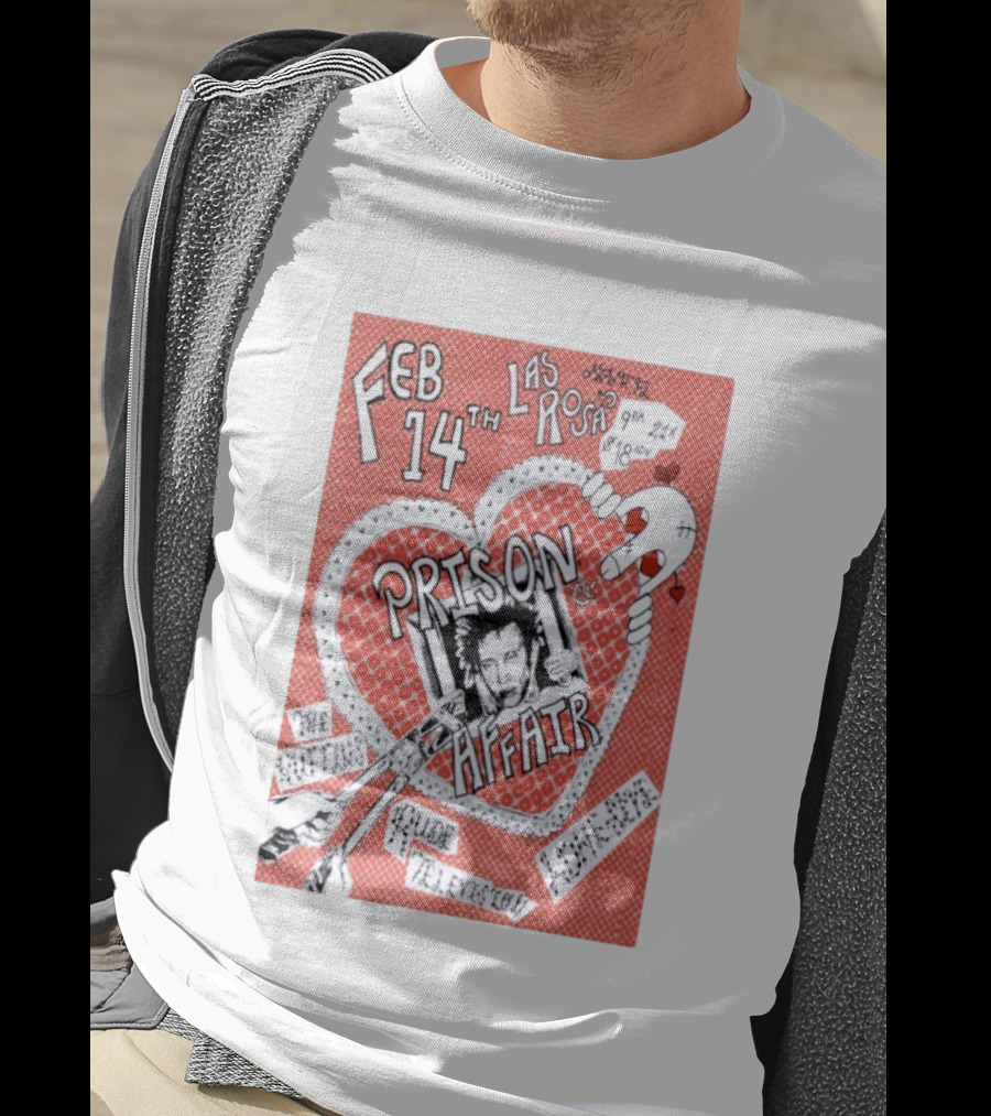 Prison Affair Tour Feb 14 Las Rosas Miami Live Music Event 2026 T-Shirt