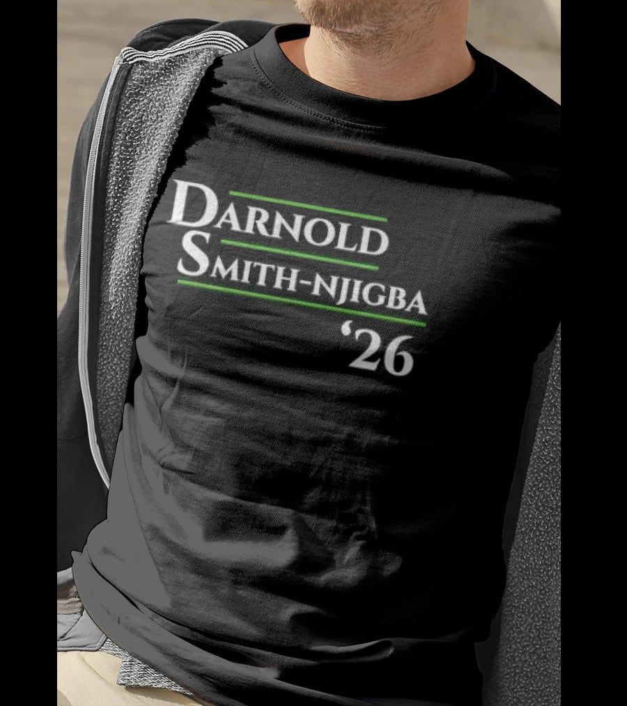Darnold Smith Njigba '26 Seattle Seahawks Football Presidential Campaign T-Shirt