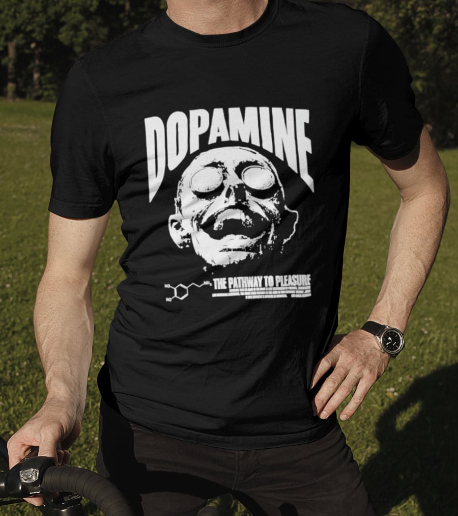 Dopamine The Pathway To Pleasure Molecular Formula Head T-Shirt