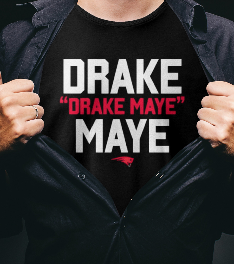Drake Maye New England Patriots Football MVP T-Shirt