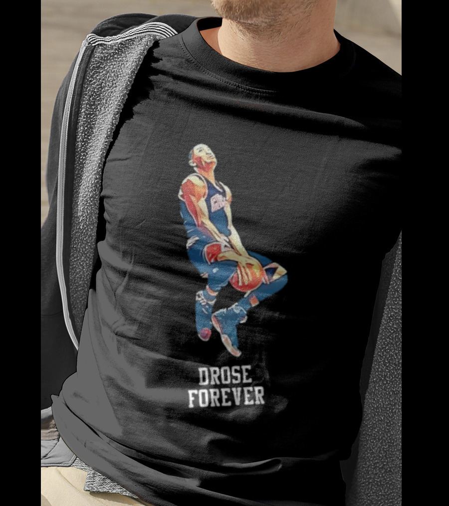 Drose Forever Chicago Bulls Slam Dunk Basketball Sports T-Shirt