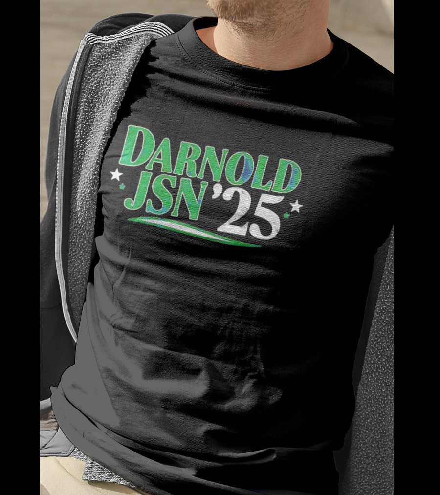 Darnold JSN '25 Stars Green And White T-Shirt