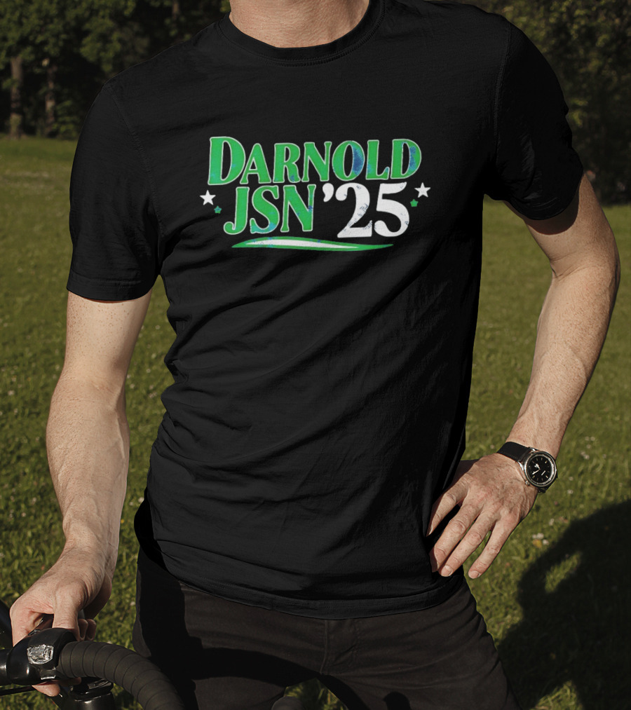 Darnold JSN '25 Stars Green And White T-Shirt