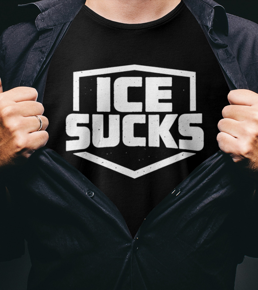 ICE Sucks Abolish ICE Protest Message T-Shirt