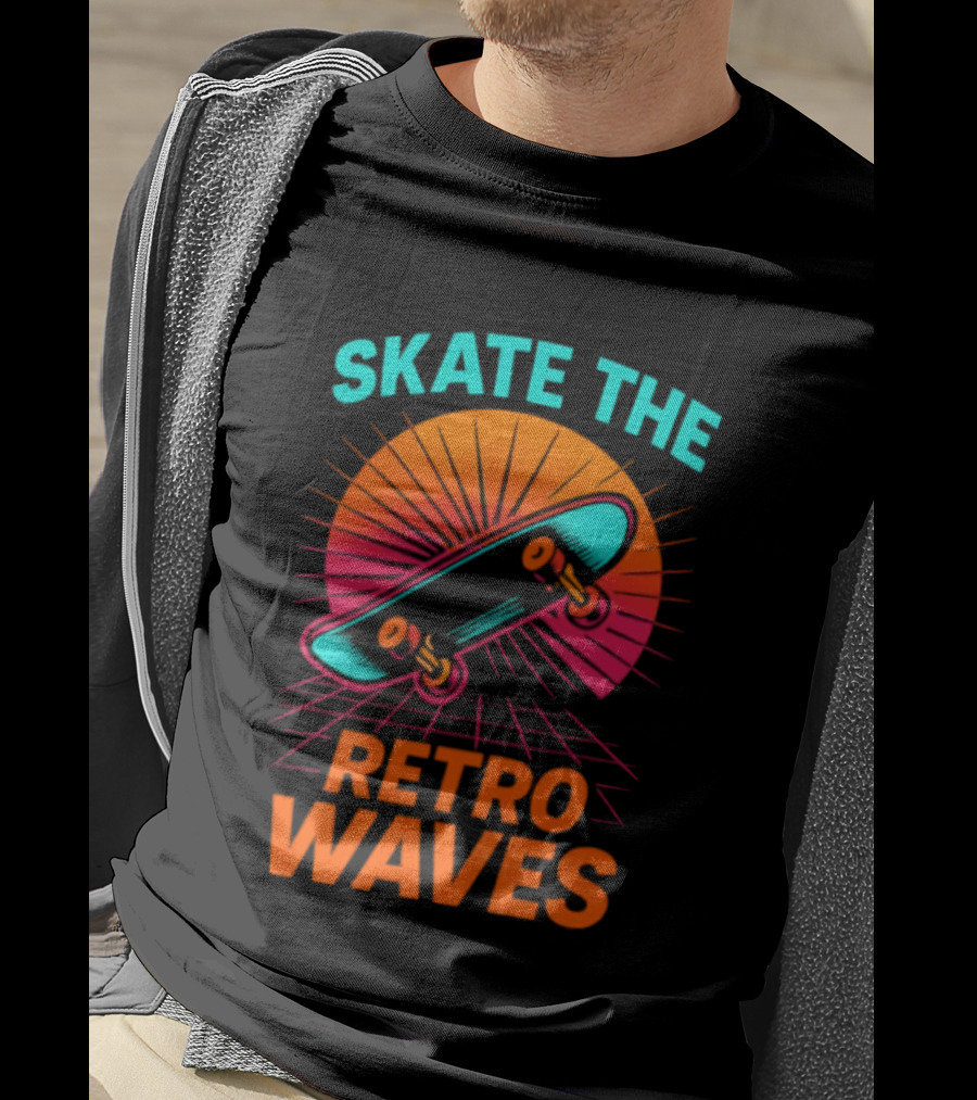 Skate The Retro Waves T-Shirt