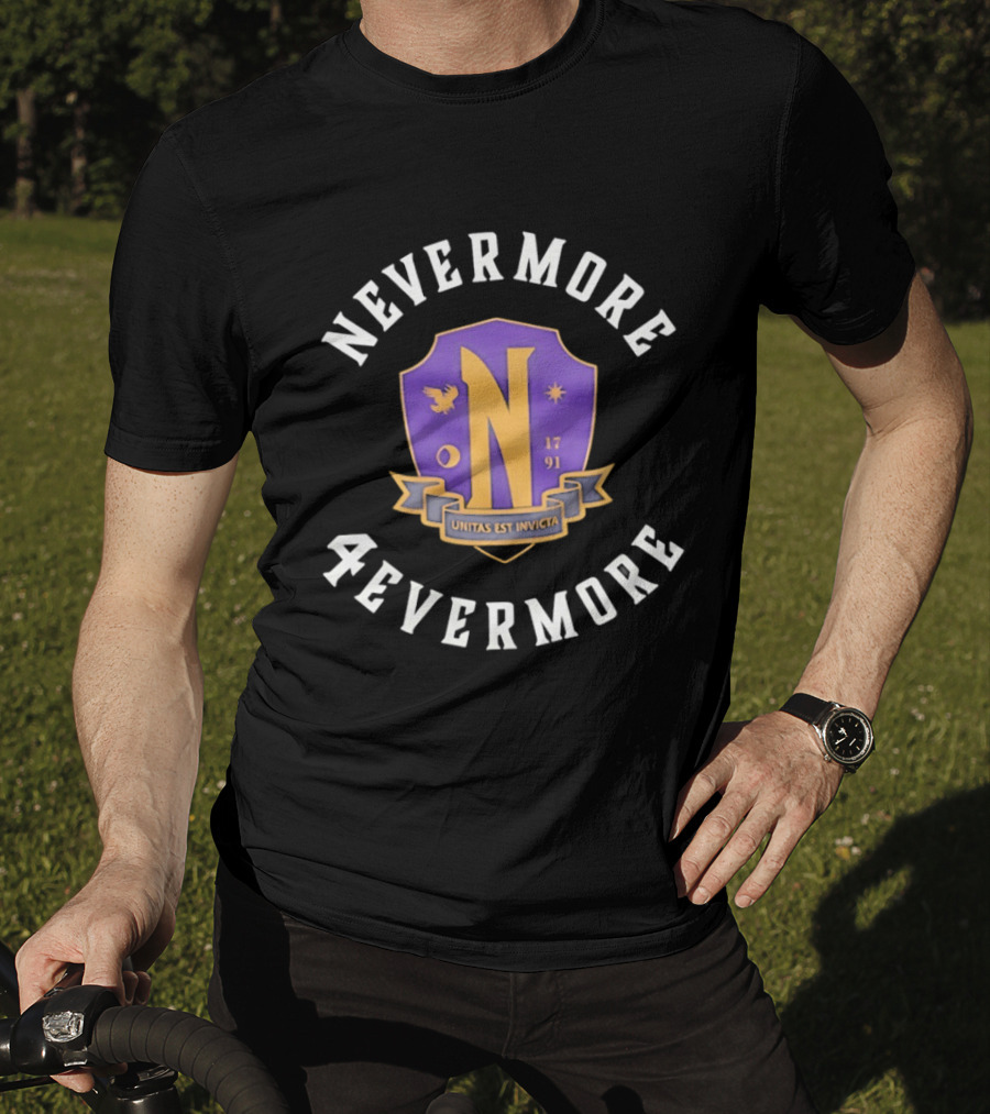 Wednesday Nevermore 4evermore 1791 Utina Nex Invicta T-Shirt