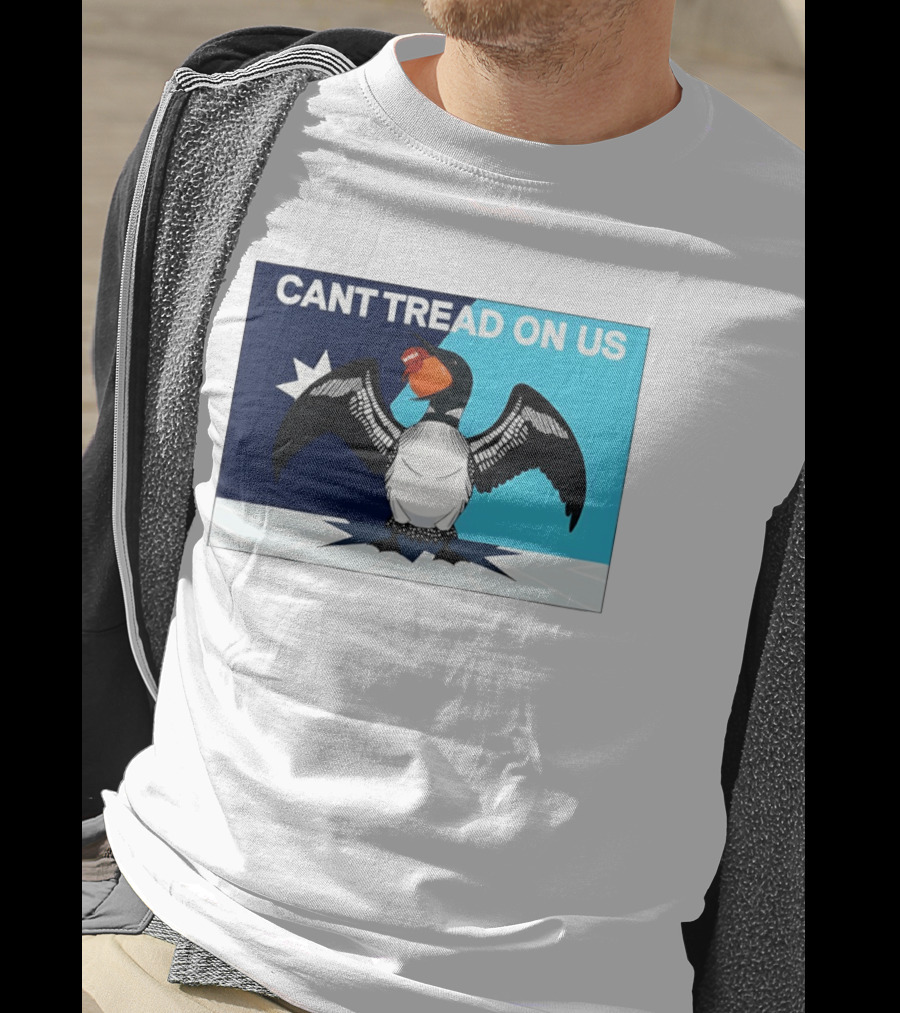 Can't Tread On Us MN State Bird Loon Protest Star T-Shirt