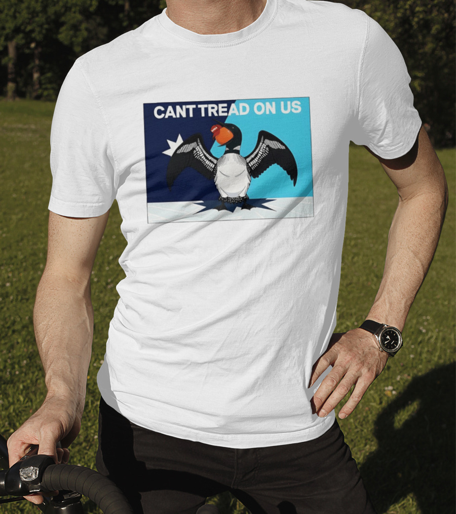 Can't Tread On Us MN State Bird Loon Protest Star T-Shirt