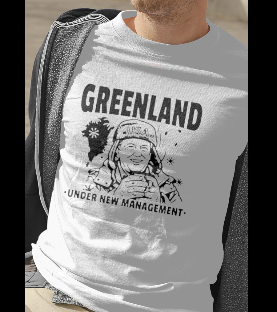 Greenland USA Hat Under New Management T-Shirt