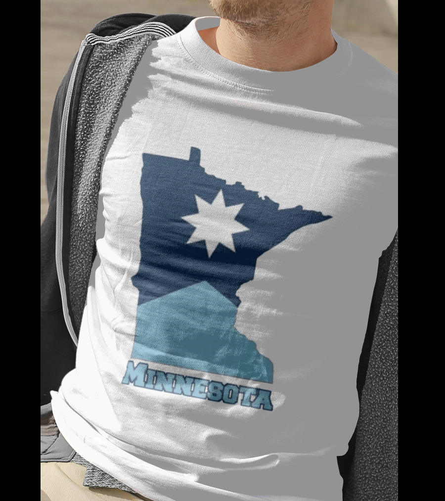 Minnesota Strong Star Map T-Shirt