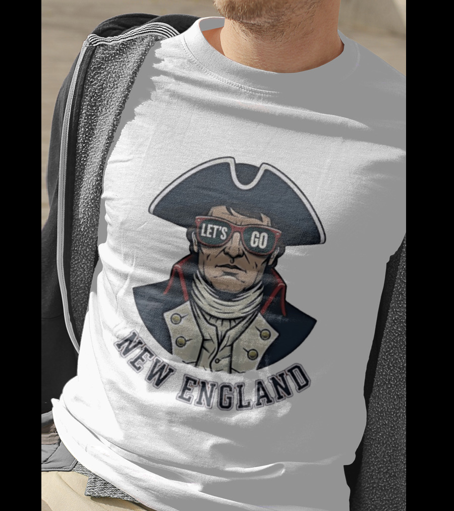 New England Patriots Let's Go American Patriot Football T-Shirt