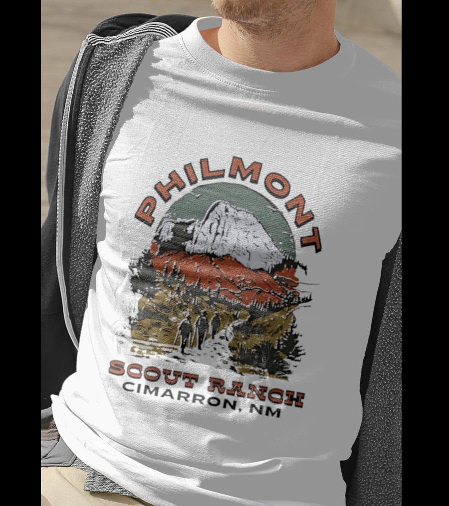 Philmont Scout Ranch Cimarron NM Iconic Mountain Landscape Adventure T-Shirt