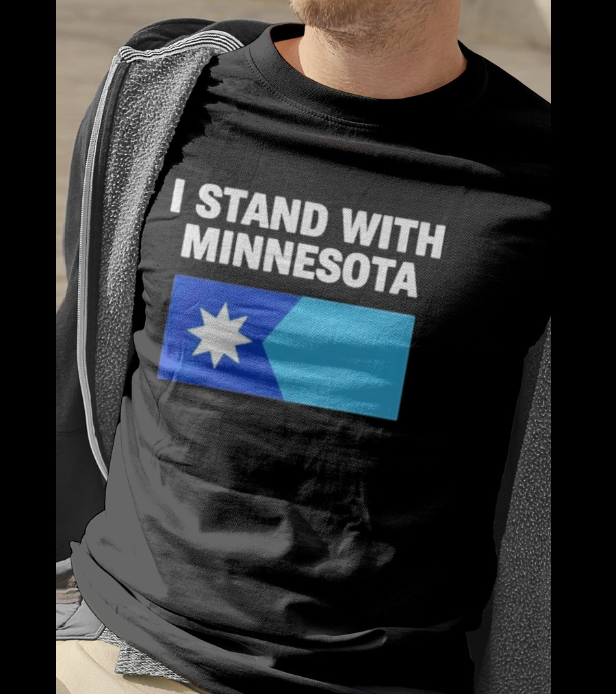 I Stand With Minnesota Flag Minnesota Strong T-Shirt