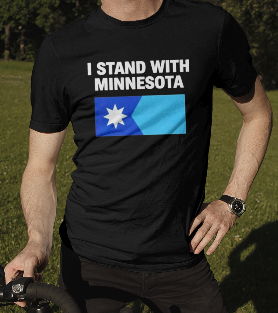 I Stand With Minnesota Flag Minnesota Strong T-Shirt