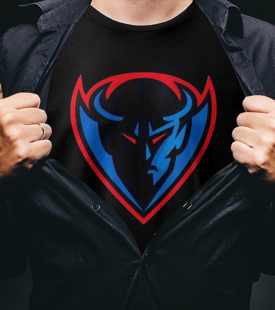 DePaul Blue Demons Iconic Logo Bold Centerpiece T-Shirt