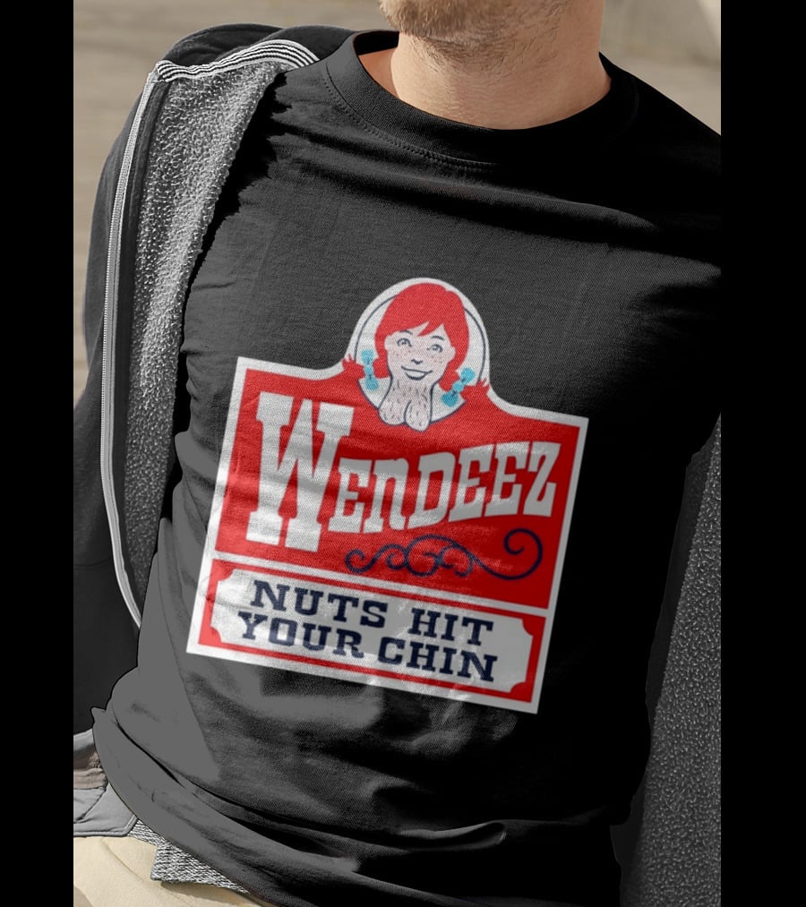 Wendeez Nuts Hit Your Chin Retro Fast Food T-Shirt