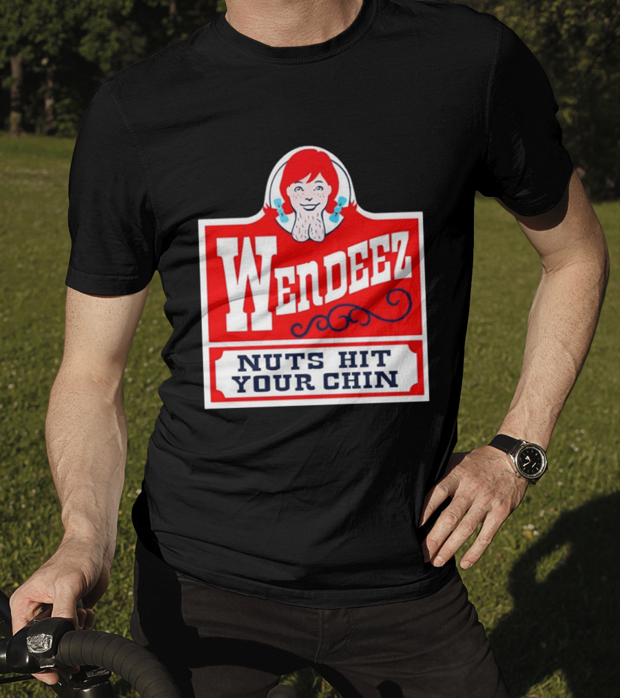 Wendeez Nuts Hit Your Chin Retro Fast Food T-Shirt