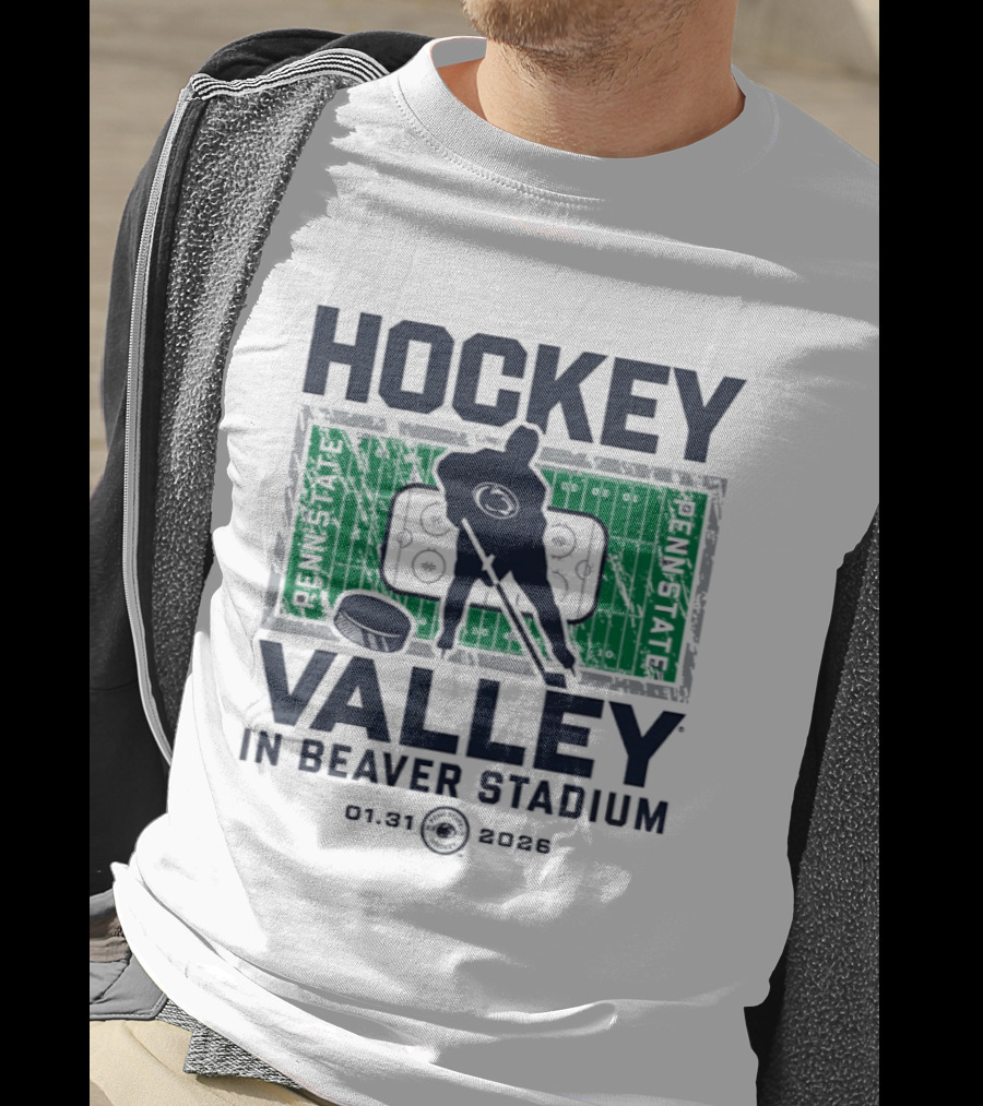 Penn State Nittany Lions Hockey Valley Beaver Stadium 2026 T-Shirt