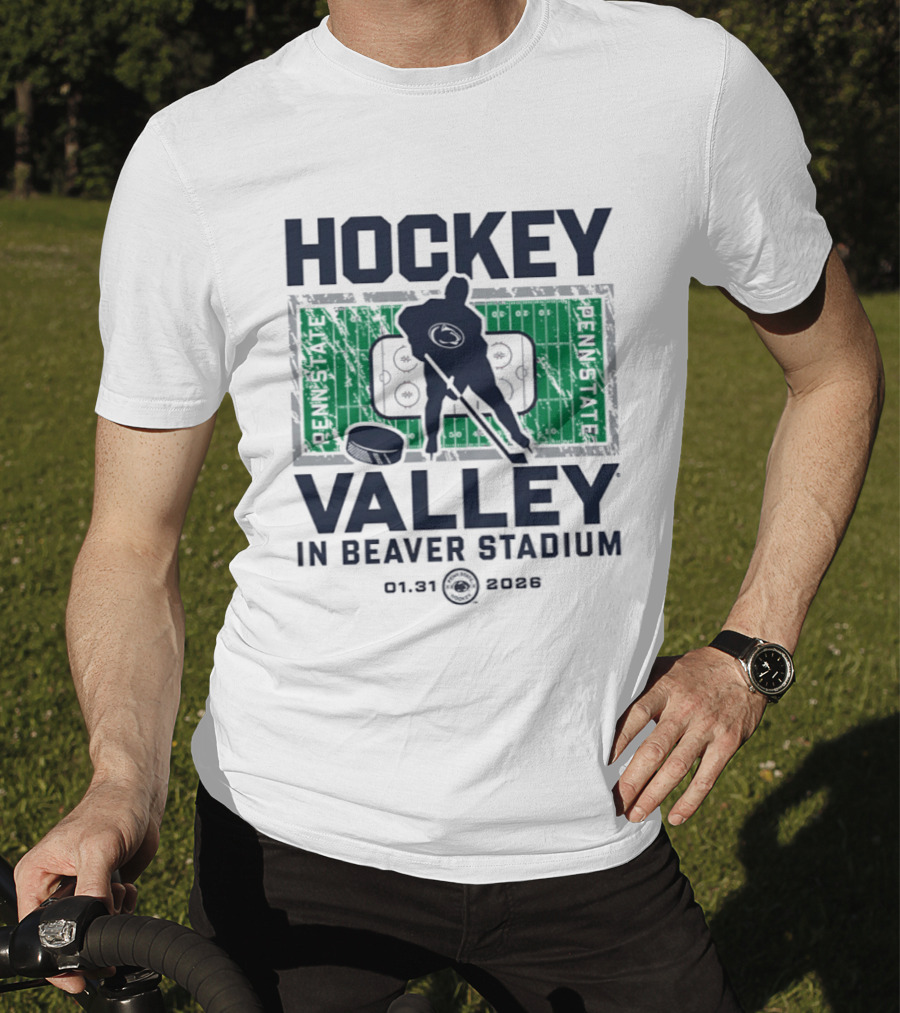 Penn State Nittany Lions Hockey Valley Beaver Stadium 2026 T-Shirt