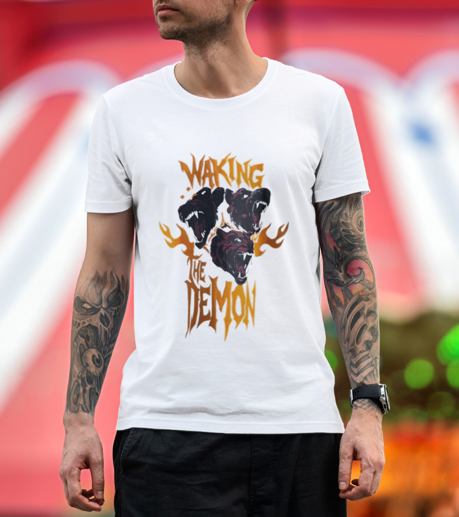 Waking The Demon Three Dog Heads T-Shirt