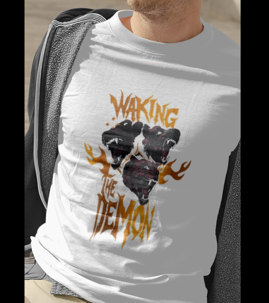 Waking The Demon Three Dog Heads T-Shirt