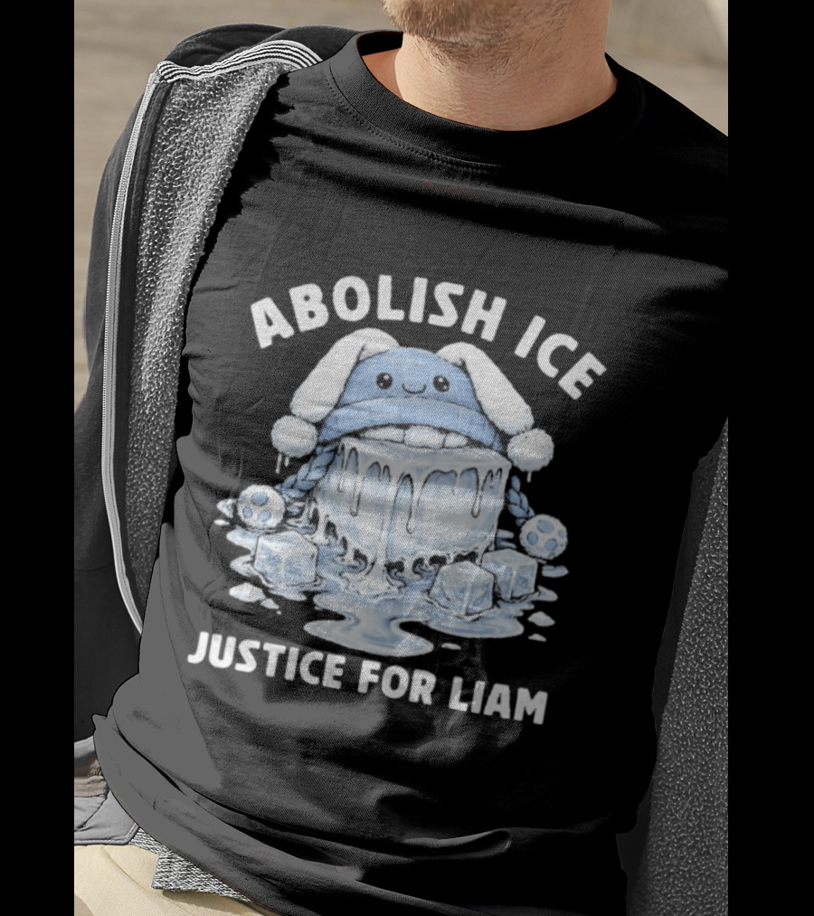 Abolish ICE Justice For Liam Melted Ice With Cute Cartoon Face T-Shirt