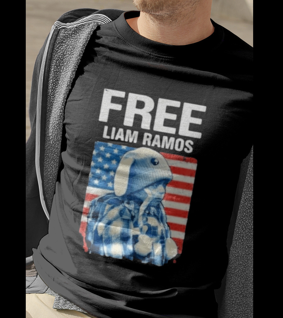 Free Liam Ramos American Flag T-Shirt