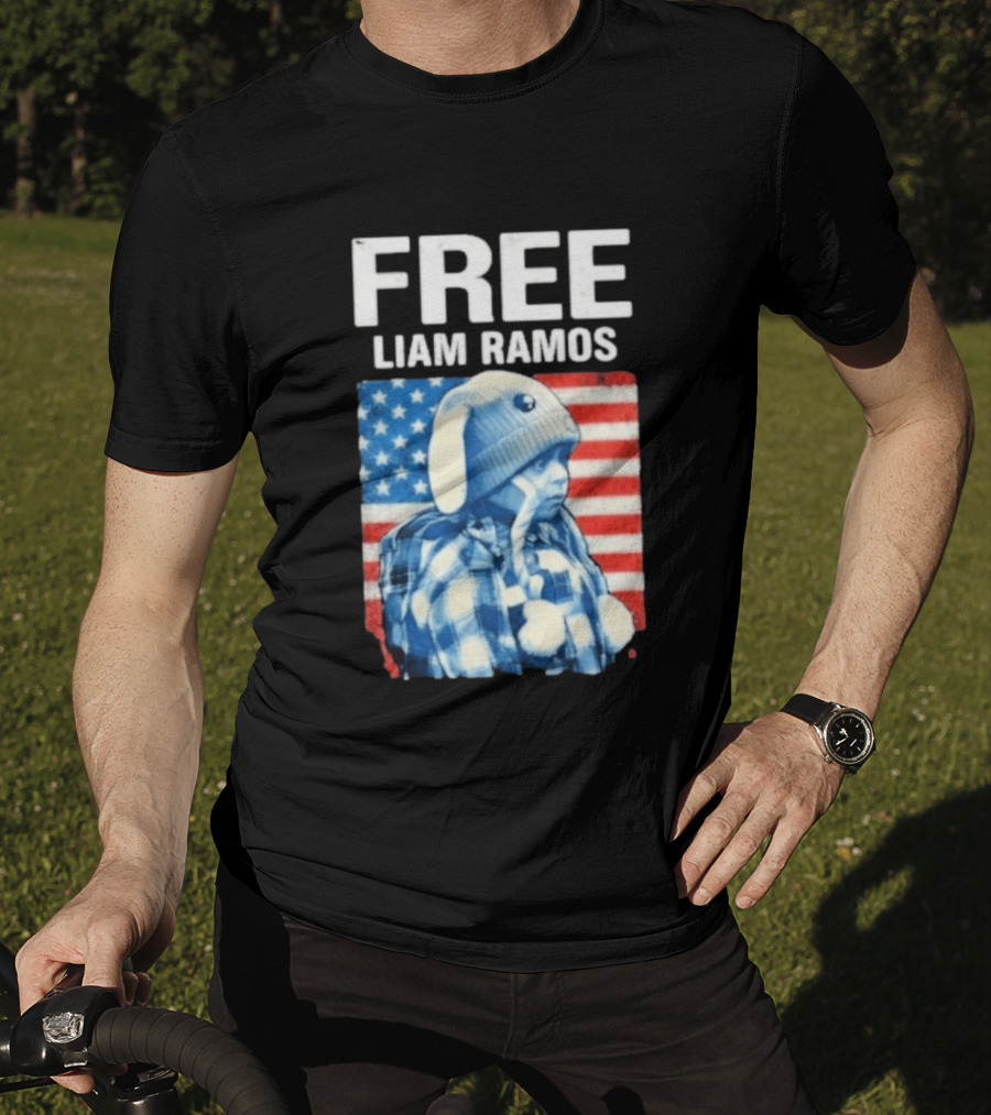 Free Liam Ramos American Flag T-Shirt