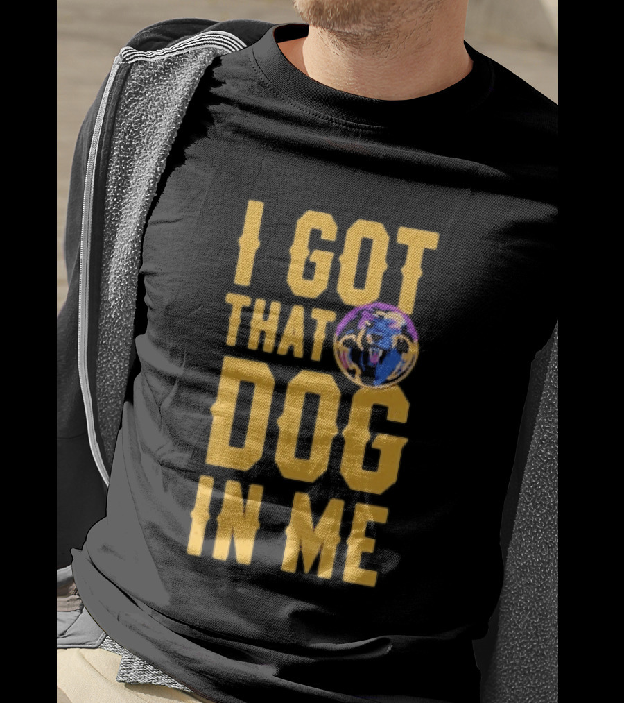 Michigan Dogmen I Got That Dog In Me Bold Team Spirit Rugged T-Shirt