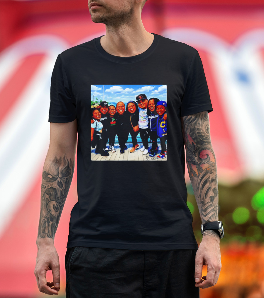Family Bunch By Dezo Matching Crew Scenic Smiles T-Shirt