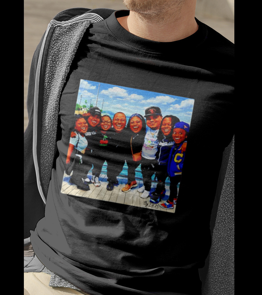 Family Bunch By Dezo Matching Crew Scenic Smiles T-Shirt