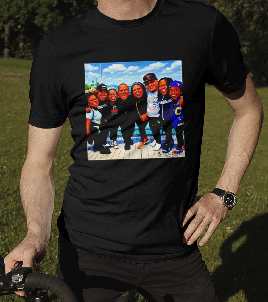 Family Bunch By Dezo Matching Crew Scenic Smiles T-Shirt