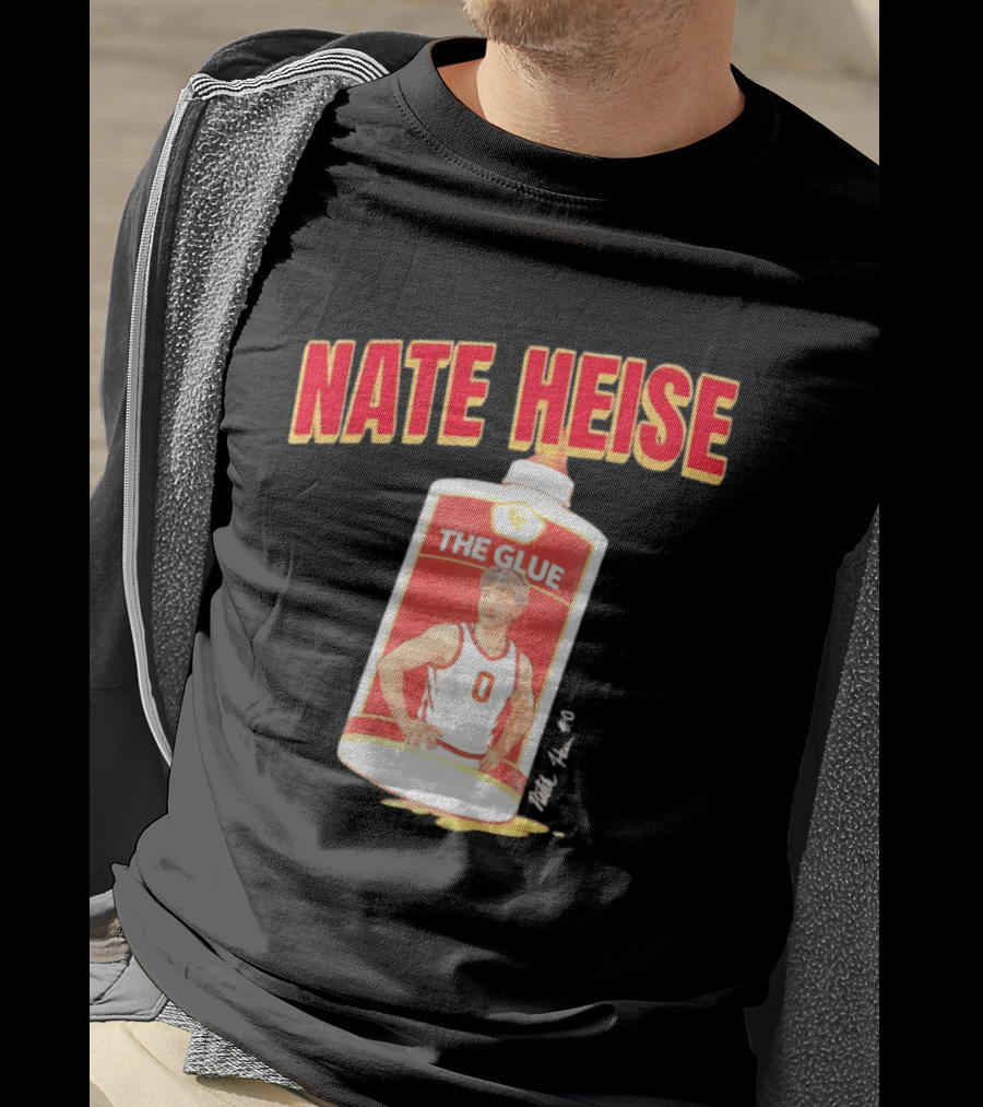 Nate Heise The Glue Bottle Basketball Player T-Shirt