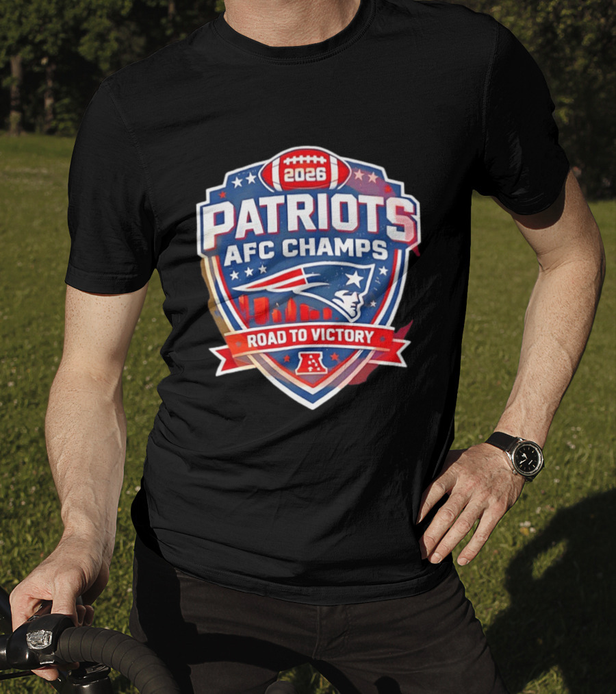 Patriots AFC Champs 2026 Road To Victory T-Shirt