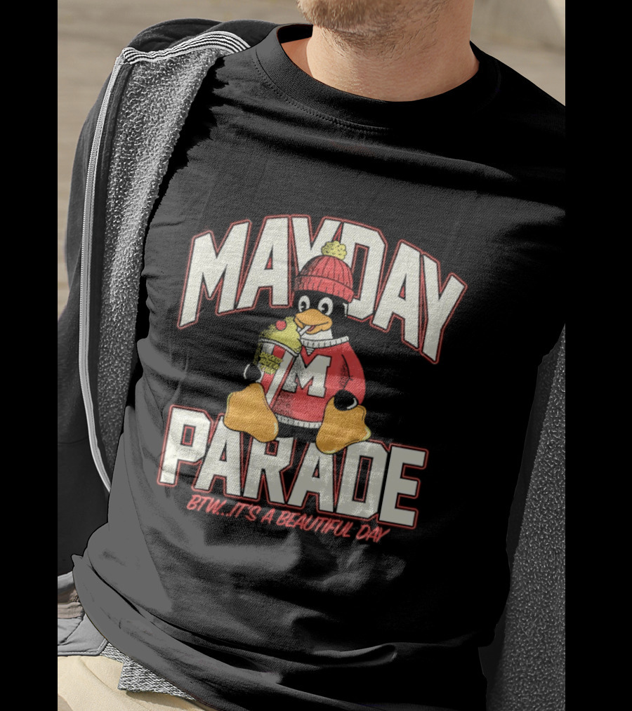 Penguin Mayday Parade BTW It's A Beautiful Day T-Shirt