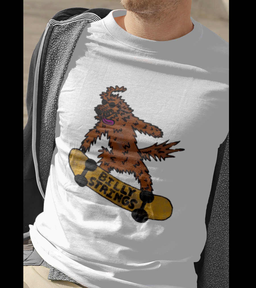 Billy Strings Skateboarding Dog T-Shirt
