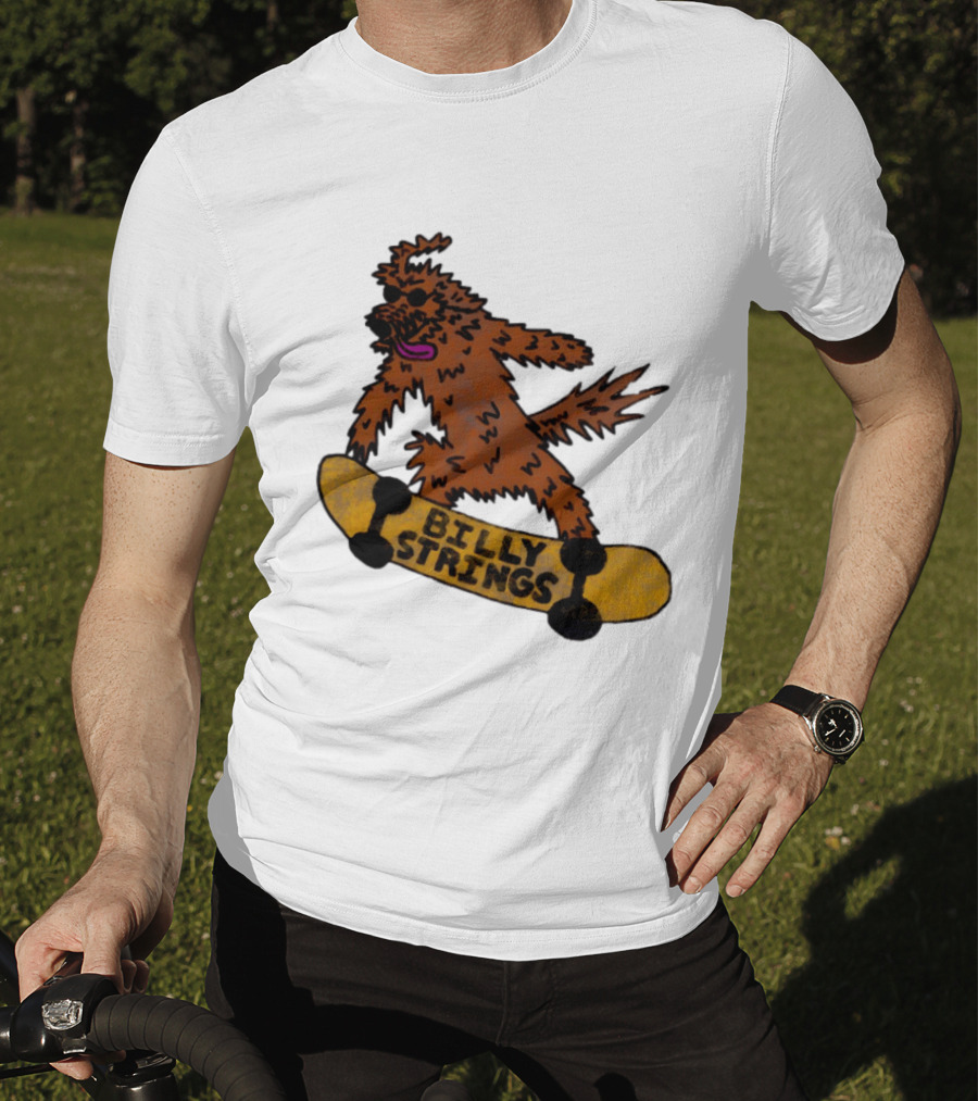 Billy Strings Skateboarding Dog T-Shirt
