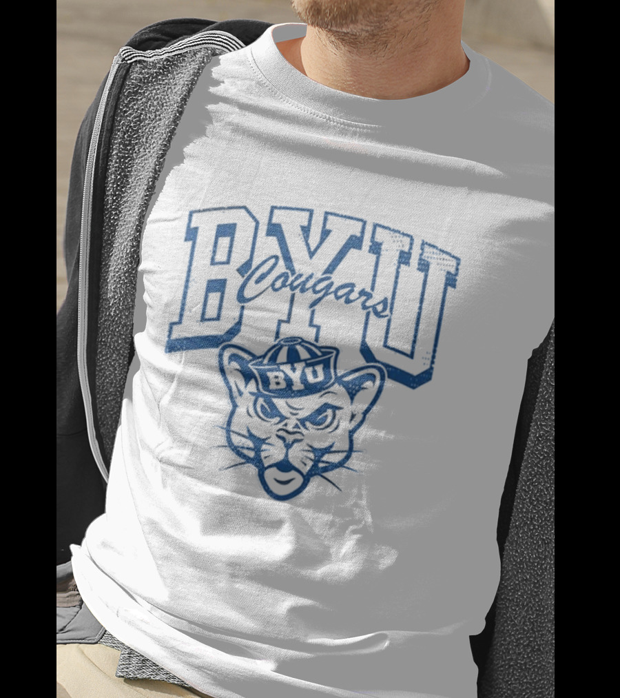 BYU Cougars Alma School Football Name Arch T-Shirt