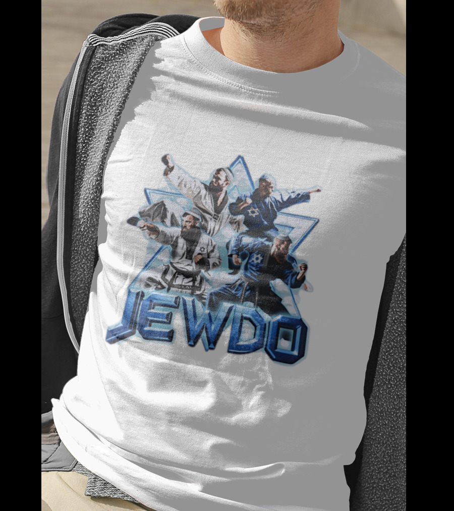 Jewdo Martial Arts Star Of David Karate Fighters T-Shirt