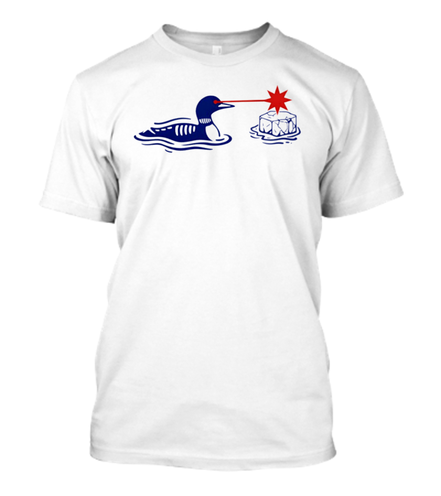 Minnesota Loon Resistance Anti Ice Laser Vision T-Shirt