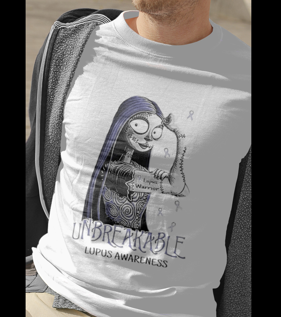Unbreakable Lupus Awareness Sally Character ז T-Shirt