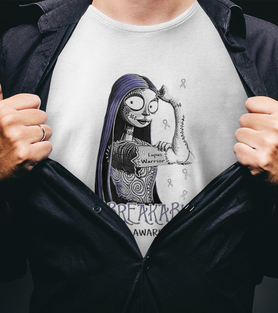 Unbreakable Lupus Awareness Sally Character ז T-Shirt