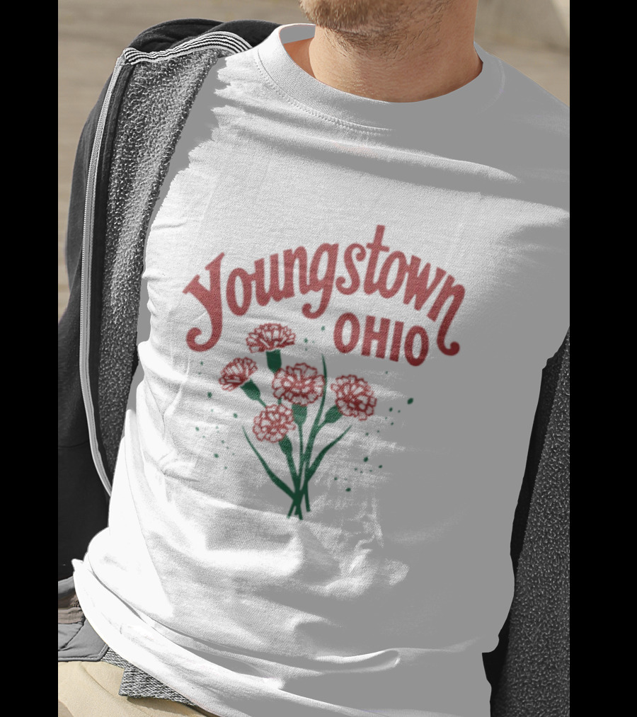 Youngstown Ohio Carnation Flowers T-Shirt